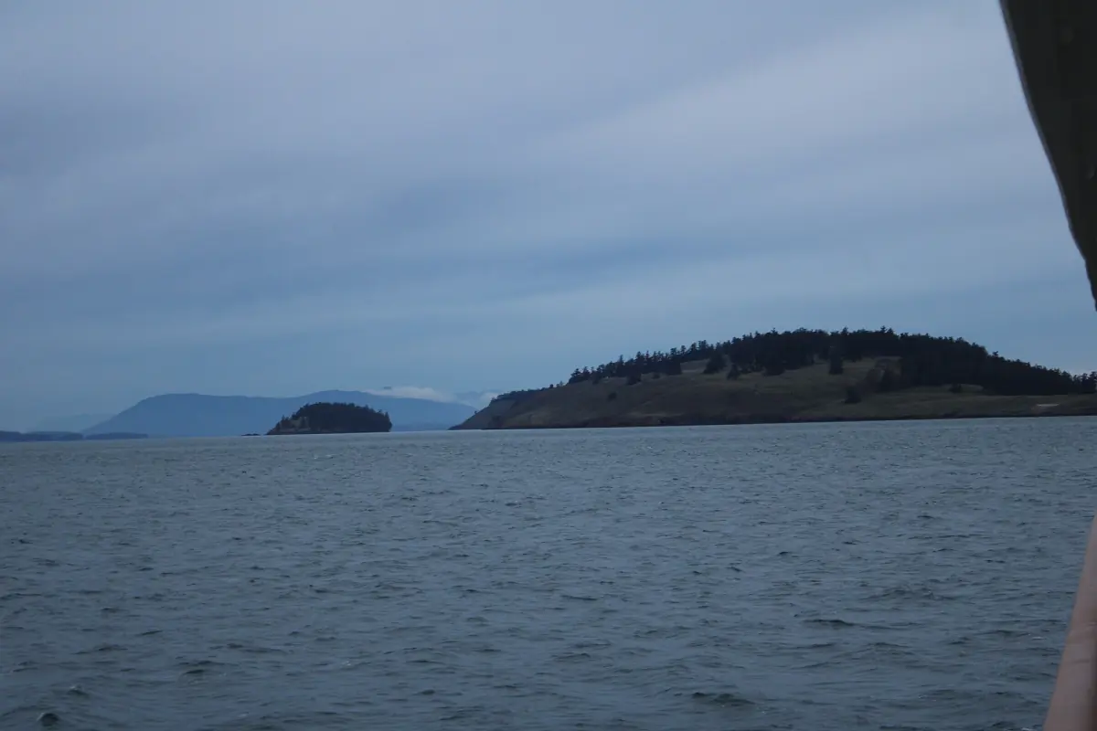 Battleship and Henry Islands off San Juan Island