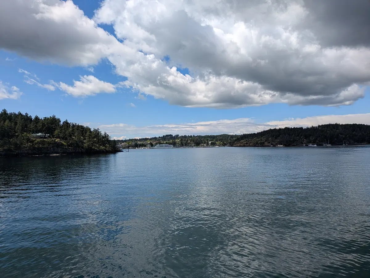 Islands seen from the ferry to Friday Harbor