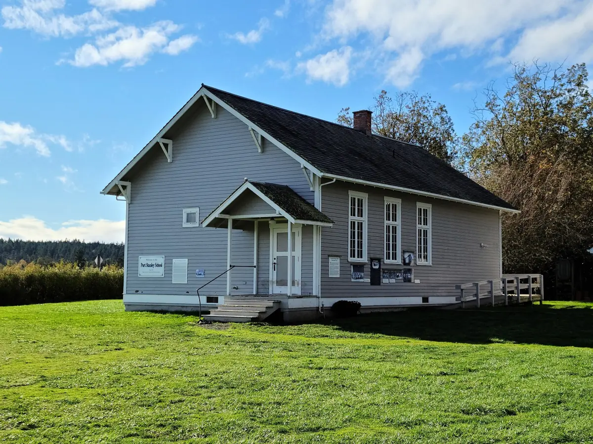 The old Port Stanley School on Lopez Island