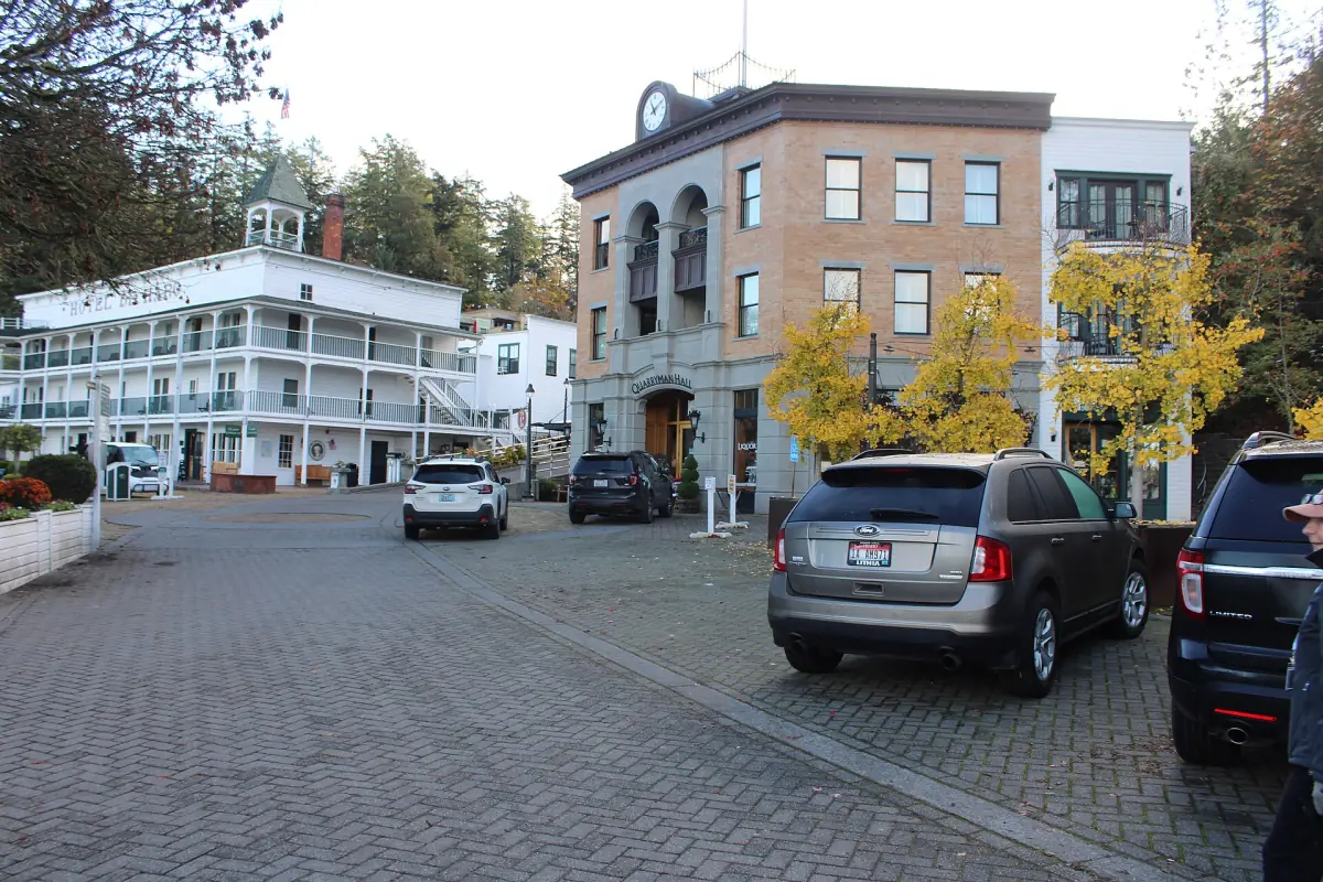Historic buildings in the village of Roche Harbor
